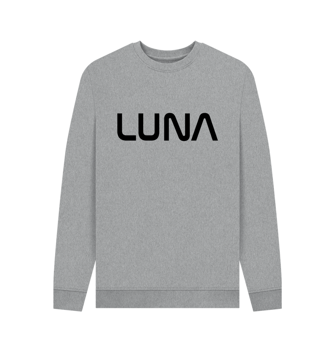 Light Heather Printed Sweater Front