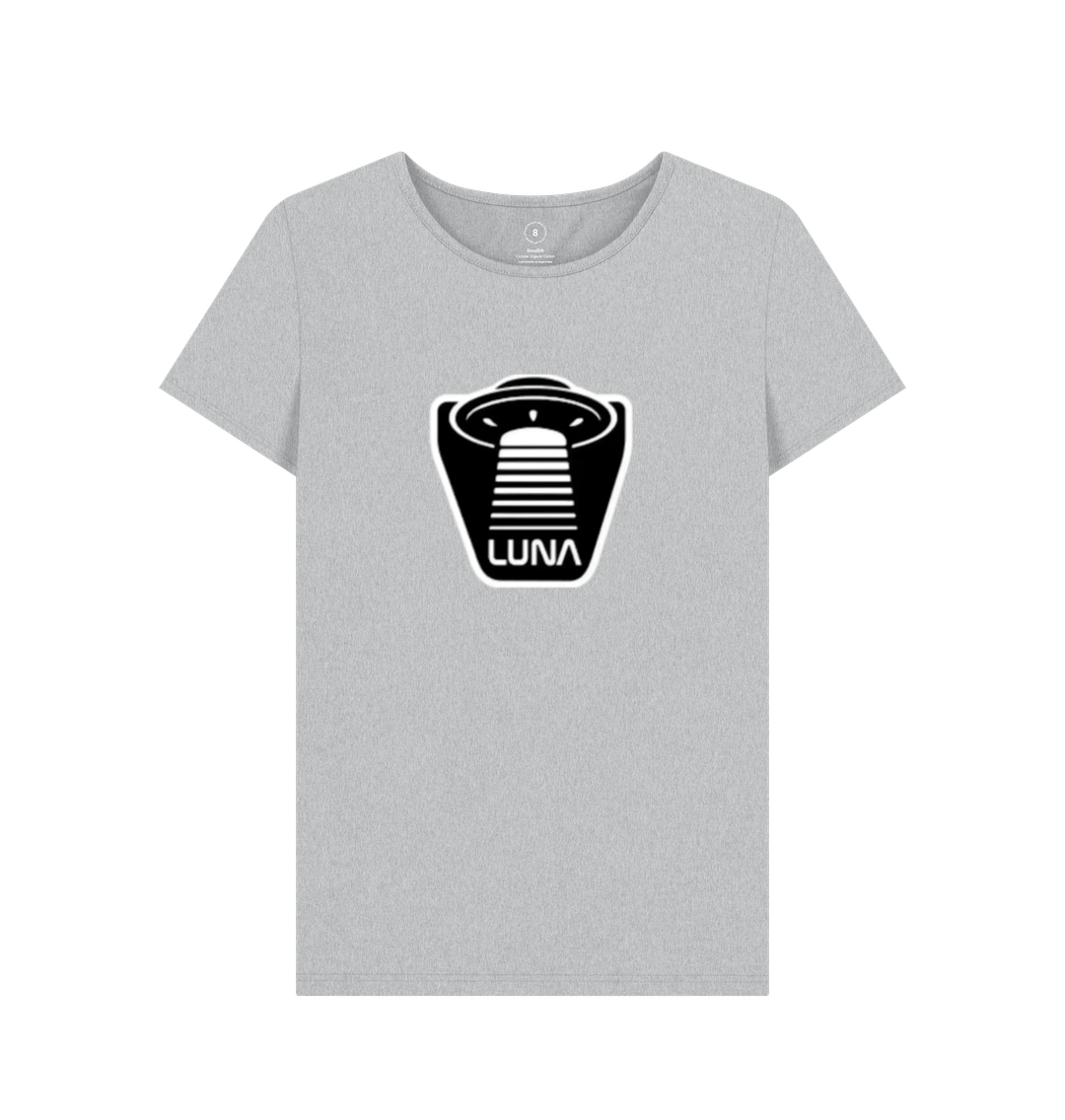 Grey Recycled Printed T-Shirt Front