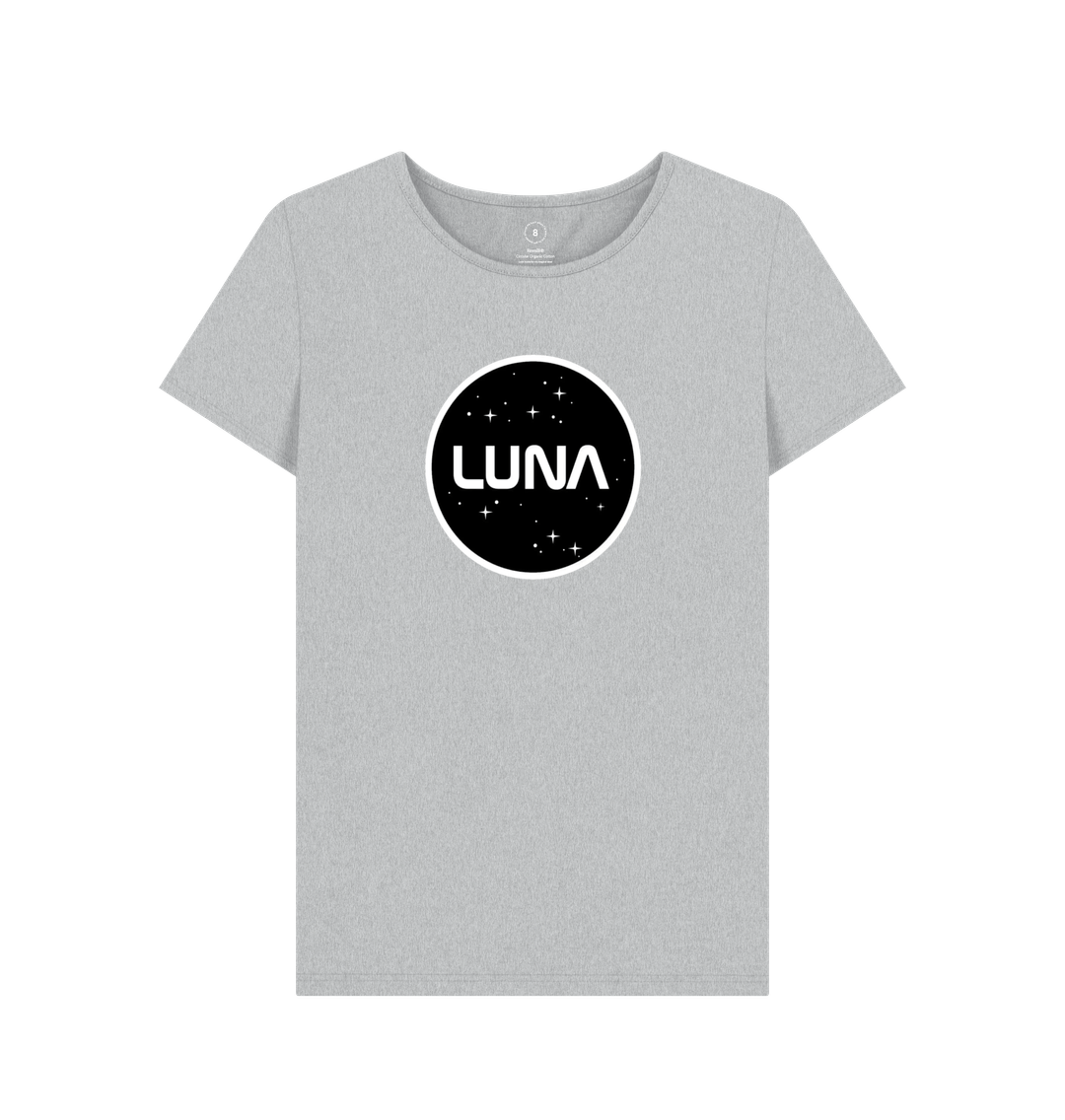 Grey Womens 'LUNA CONSTELLATION' REMILL Recycled Tee