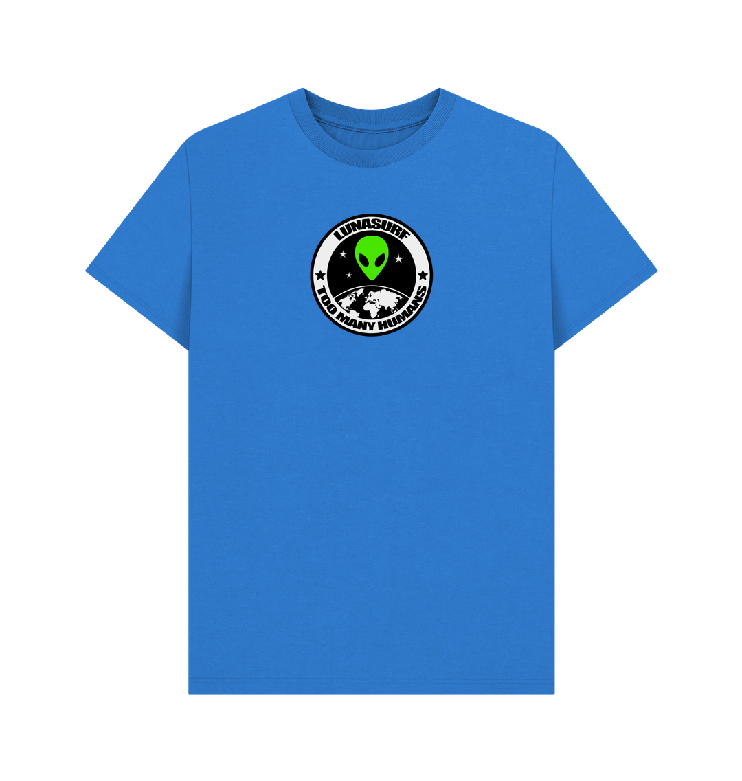 Bright Blue Printed T-shirt