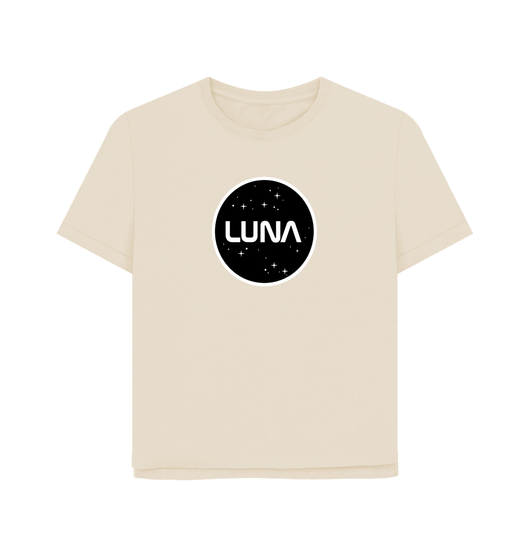 Oat Womens Relaxed Fit Tee 'Luna Constellation'