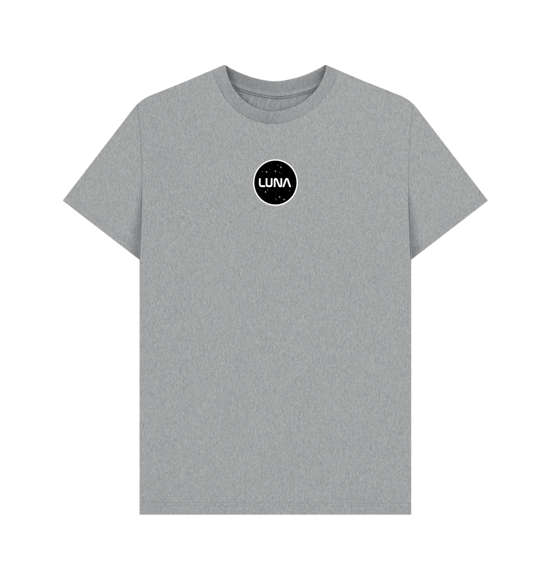 Athletic Grey Mens 'LUNA CONSTELLATION' Tee | Large Back Print