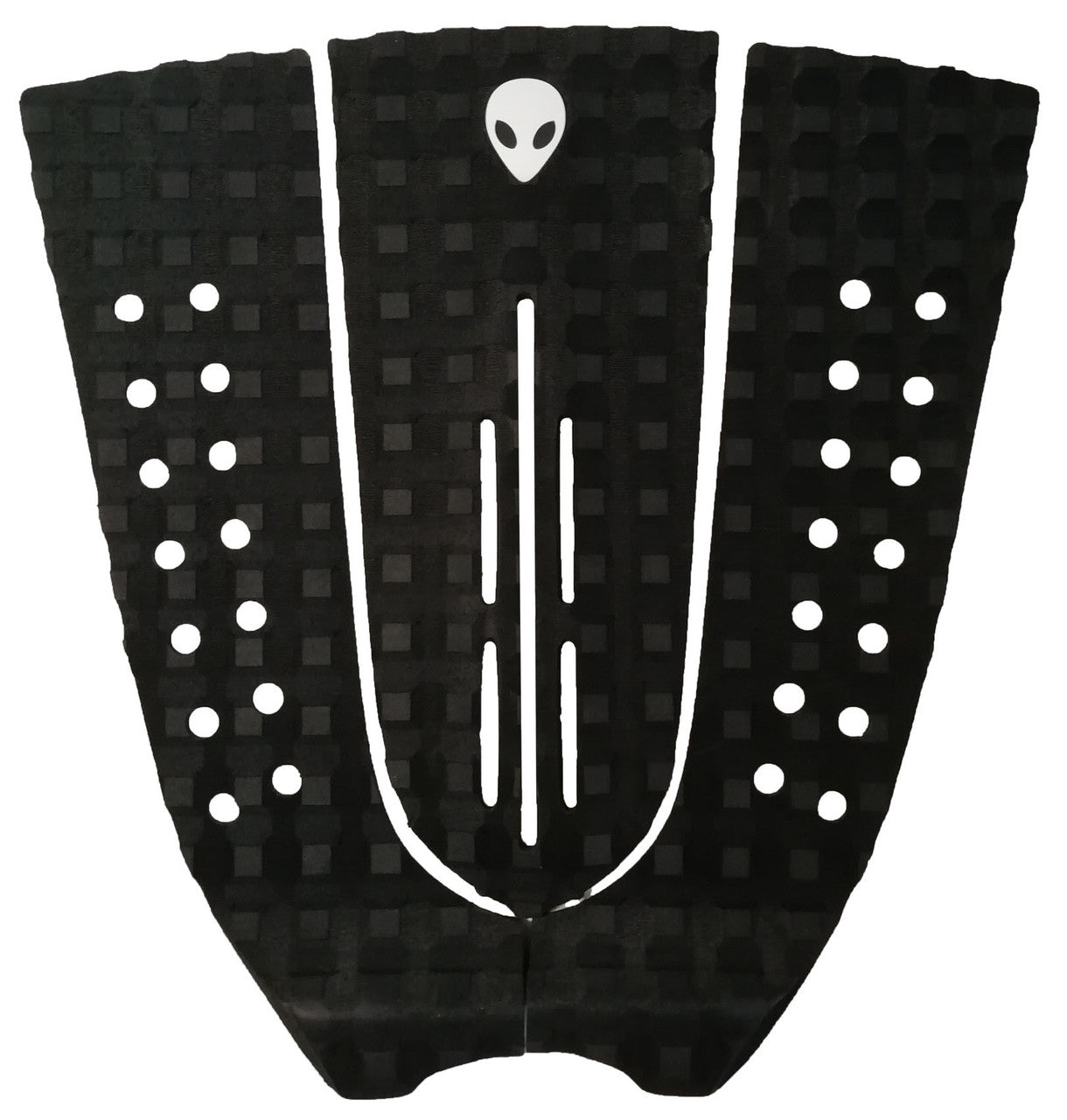 Long arch bar surfboard tail pad black