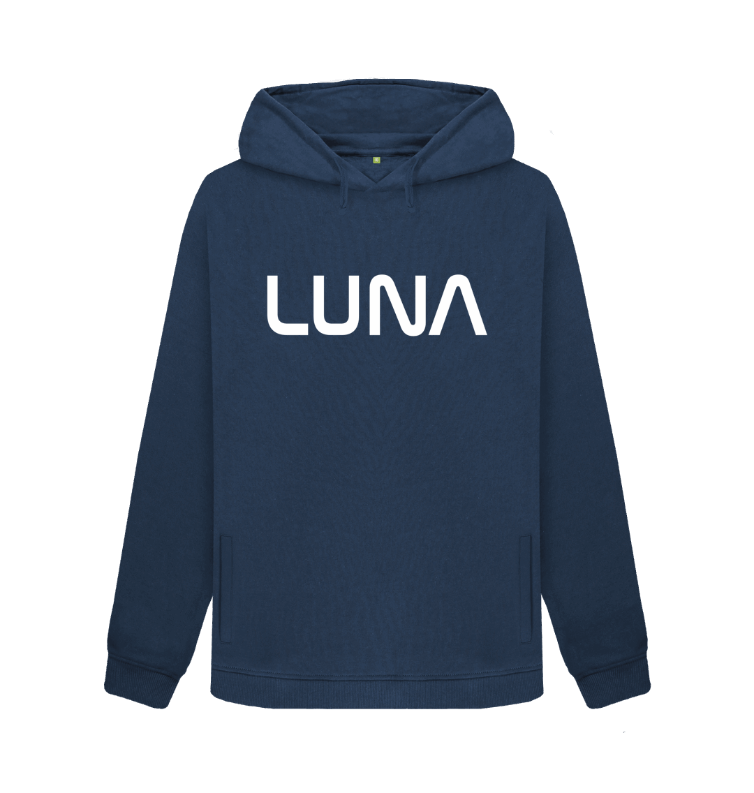 Navy Blue Womens Astro Pullover Hoodie