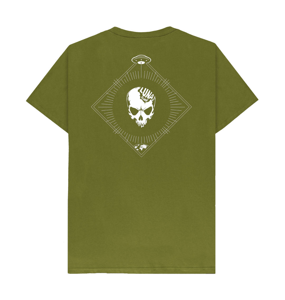 Mens Beamed Alien Tee Back Logo