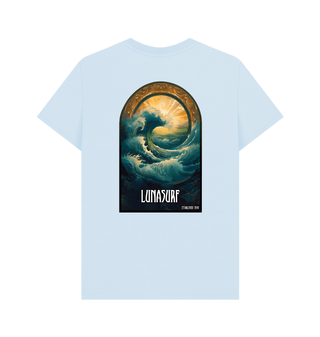 Sky Blue Printed T-shirt