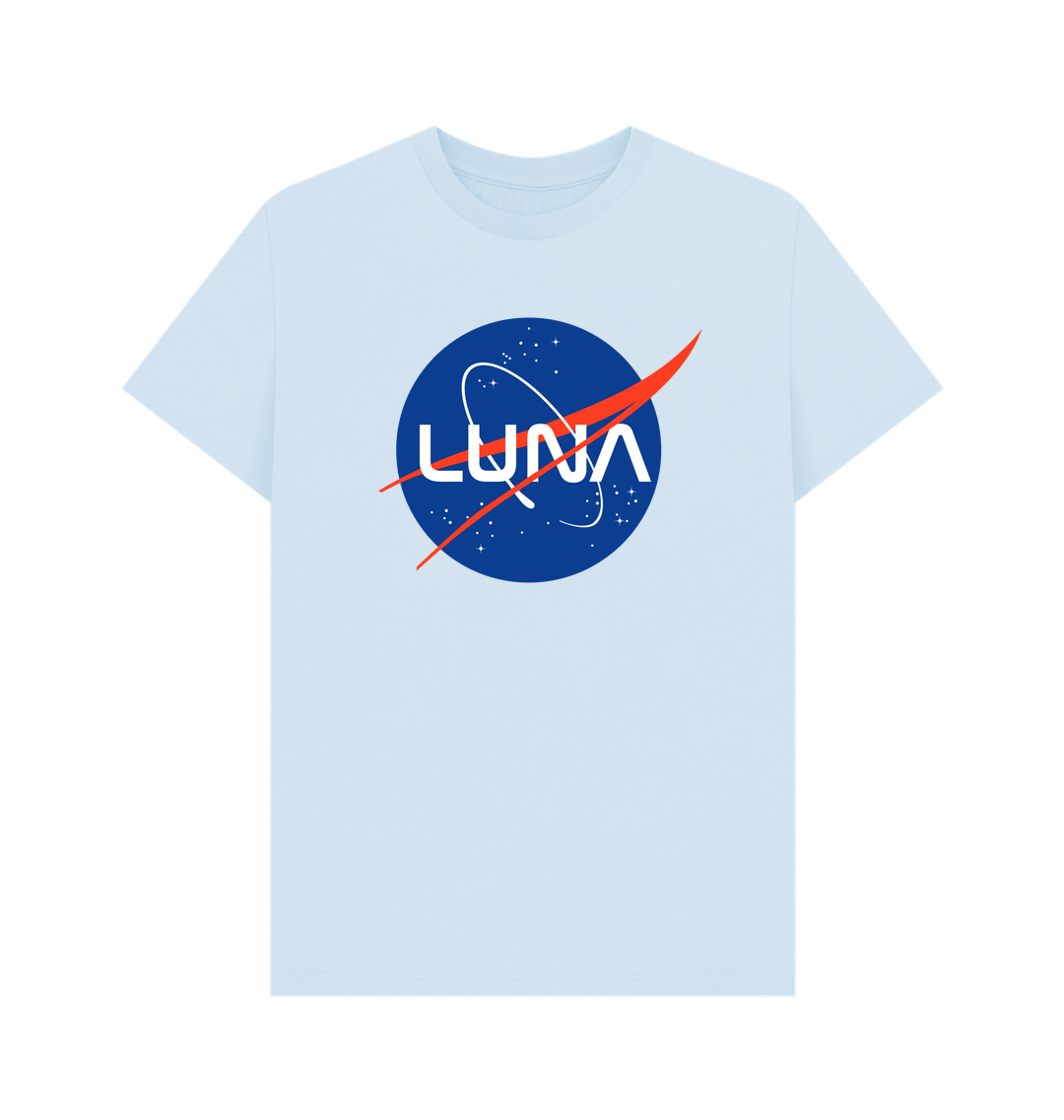 Sky Blue Printed T-shirt