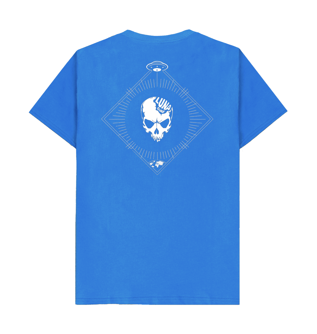 Mens Beamed Alien Tee Back Logo
