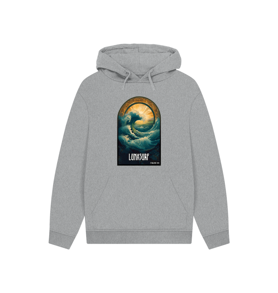 Athletic Grey Printed Hoody