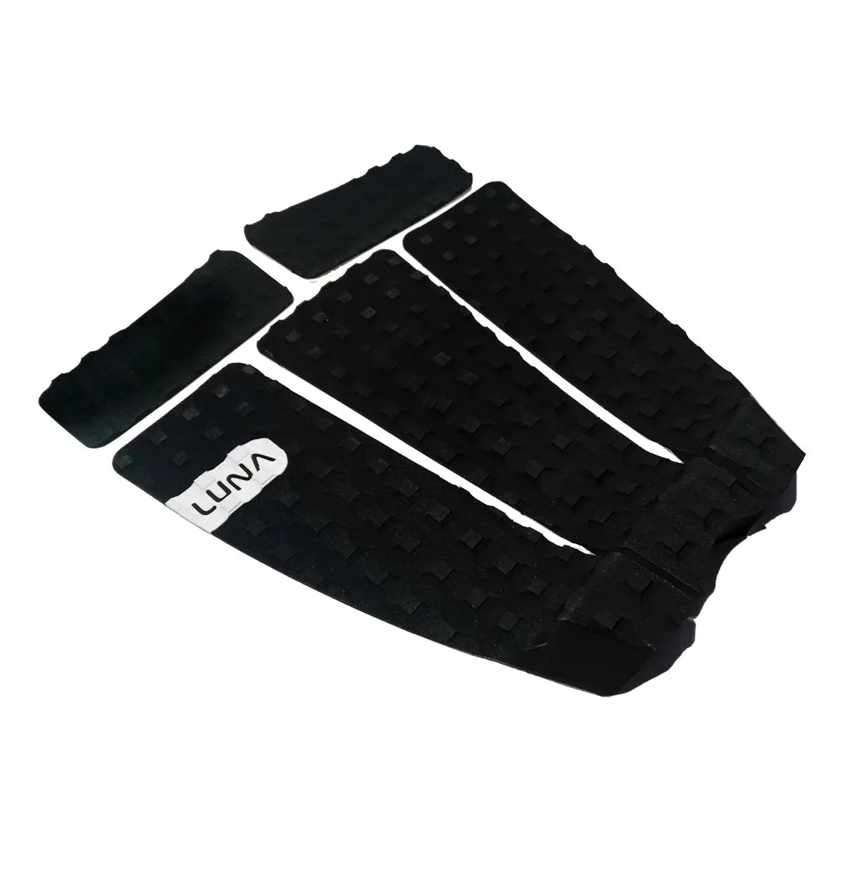 Xplor 5 Piece - Eco Surfboard Traction Pad - Black - Lunasurf