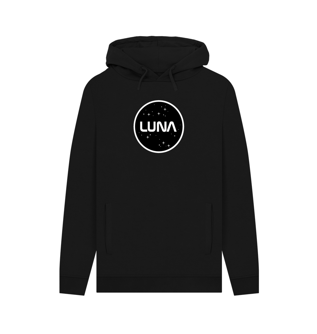 Black Mens Luna Constellation Hoodie