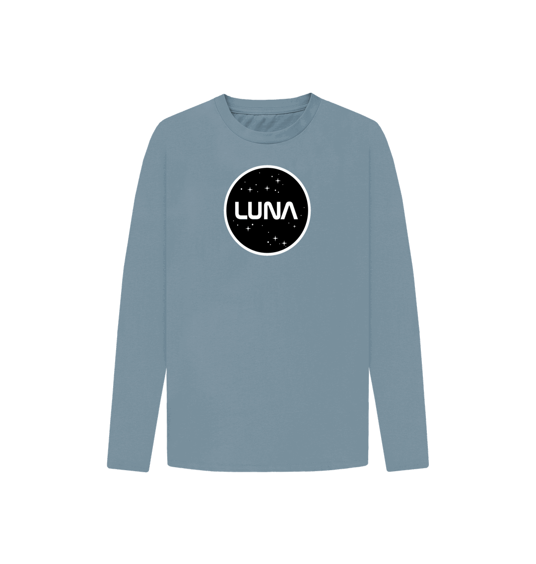 Stone Blue Kids Luna Constellation Long Sleeve Tee