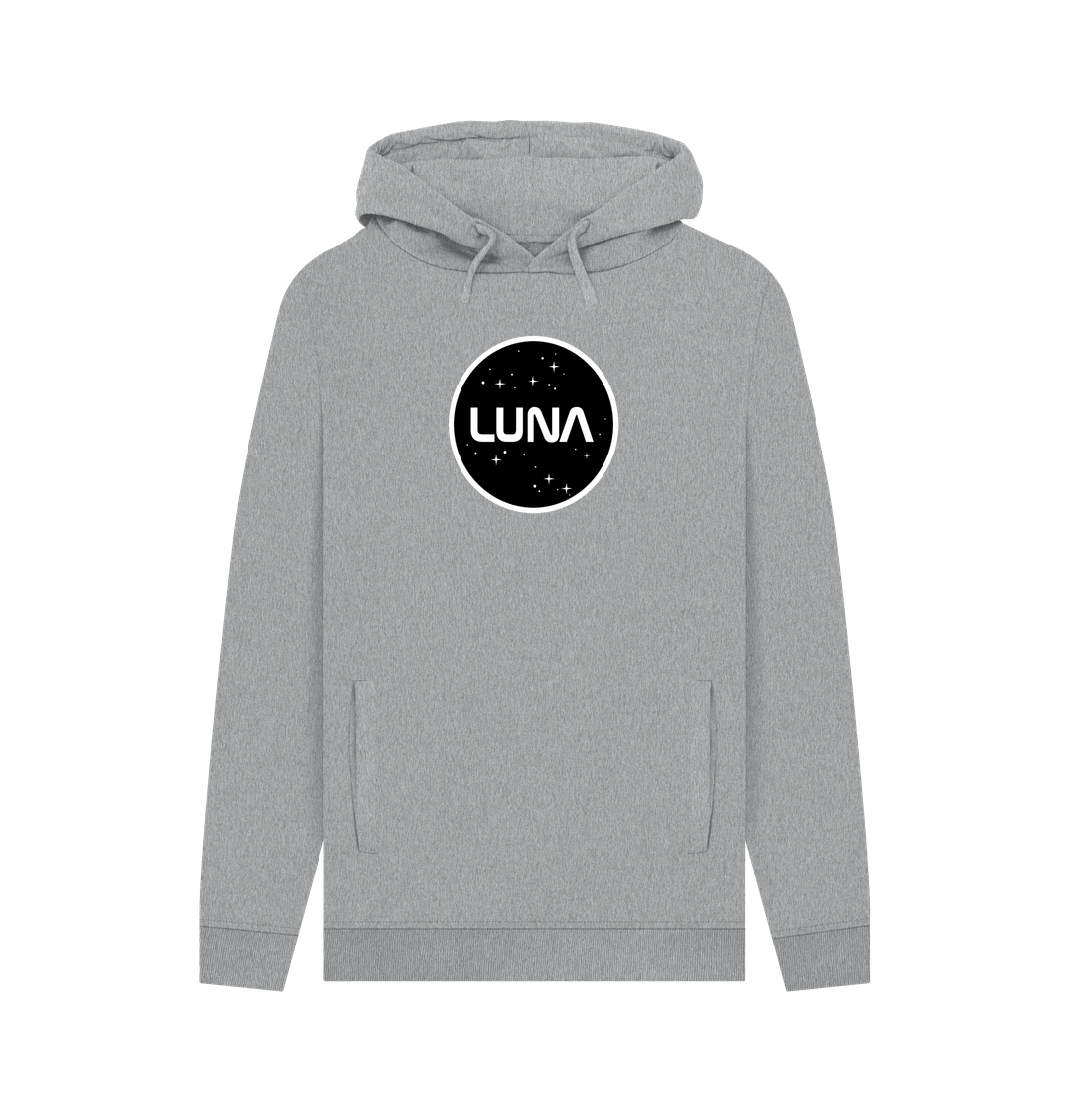 Light Heather Mens Luna Constellation Hoodie