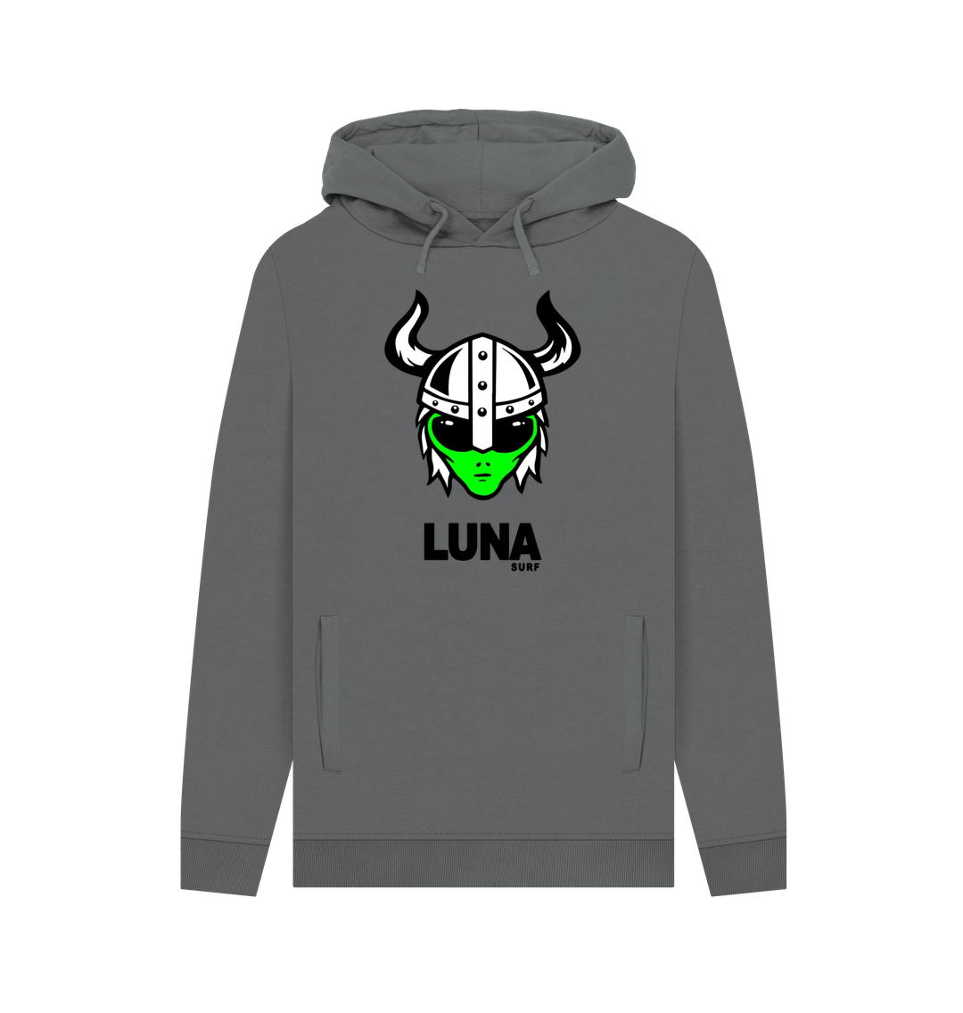 Slate Grey Printed Hoody Front