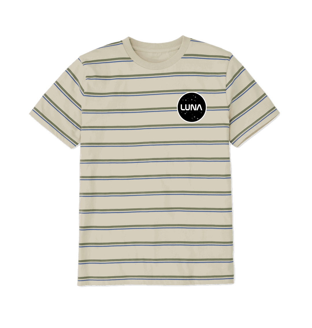 Oat & Solent Stripes Printed Premium T-Shirt