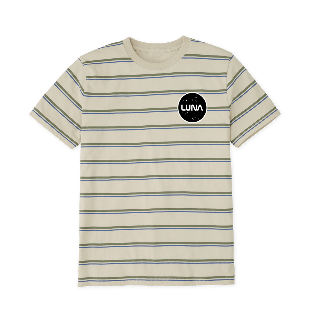 Oat & Solent Stripes Printed Premium T-Shirt