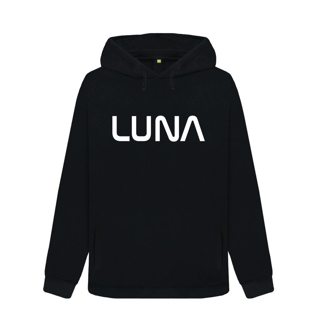 Black Womens Astro Pullover Hoodie