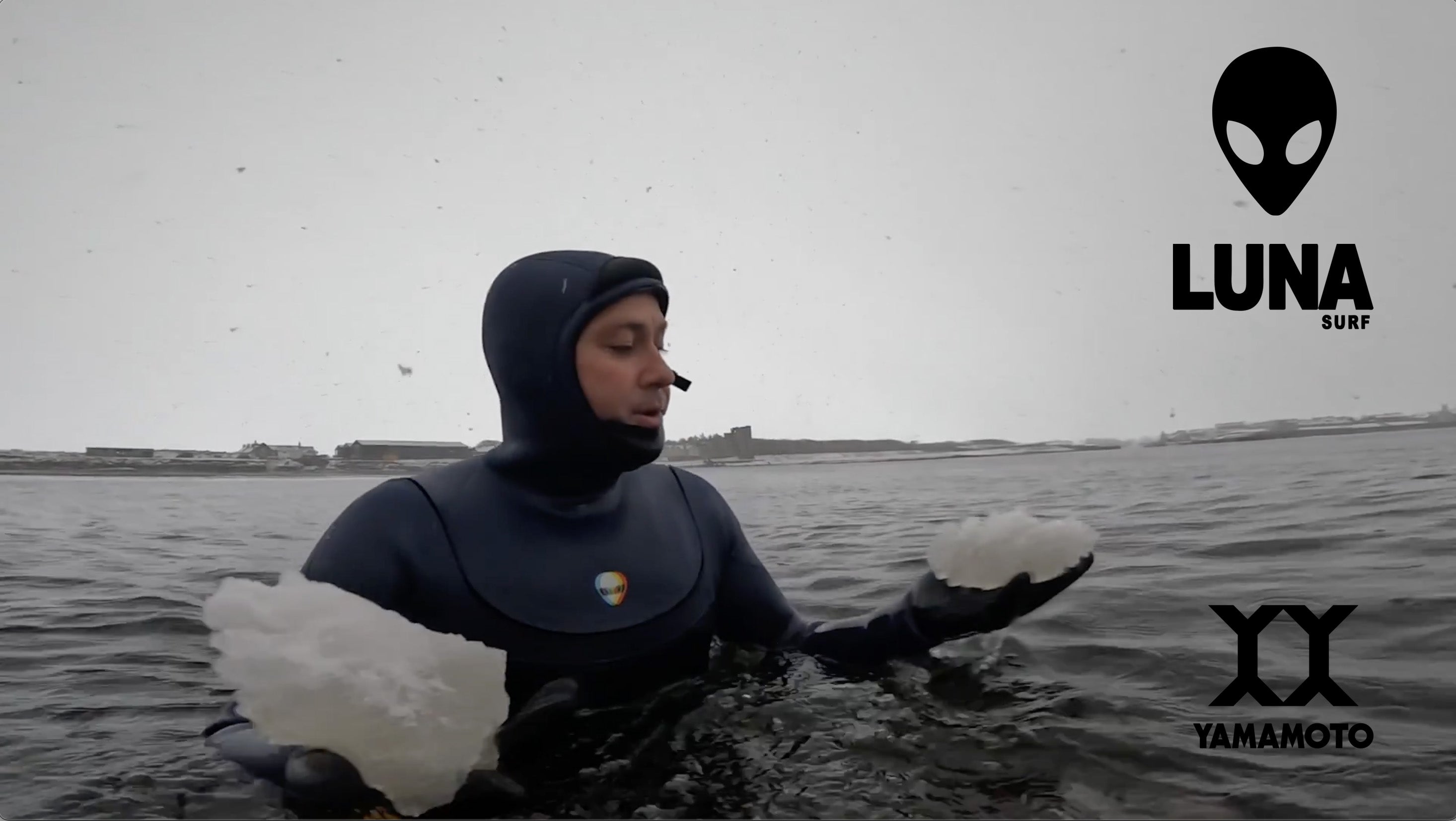 Ian Battrick Surfing Thurso Scotland – Core X 4/4 Hooded Wetsuit & Cold Water Gear