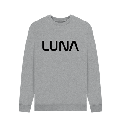Light Heather Printed Sweater Front