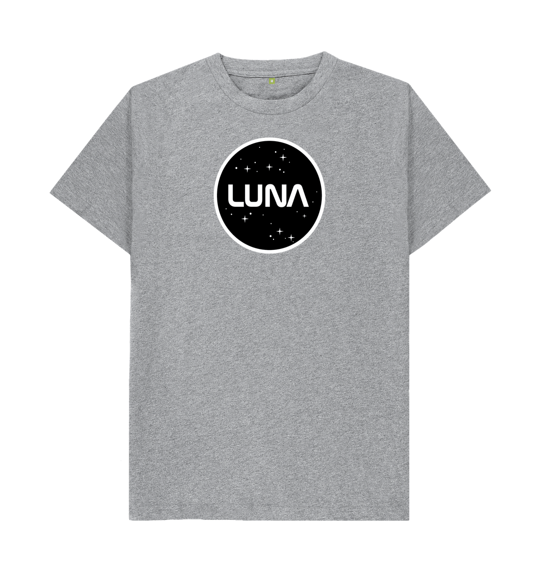 Athletic Grey Round Luna Logo Tee