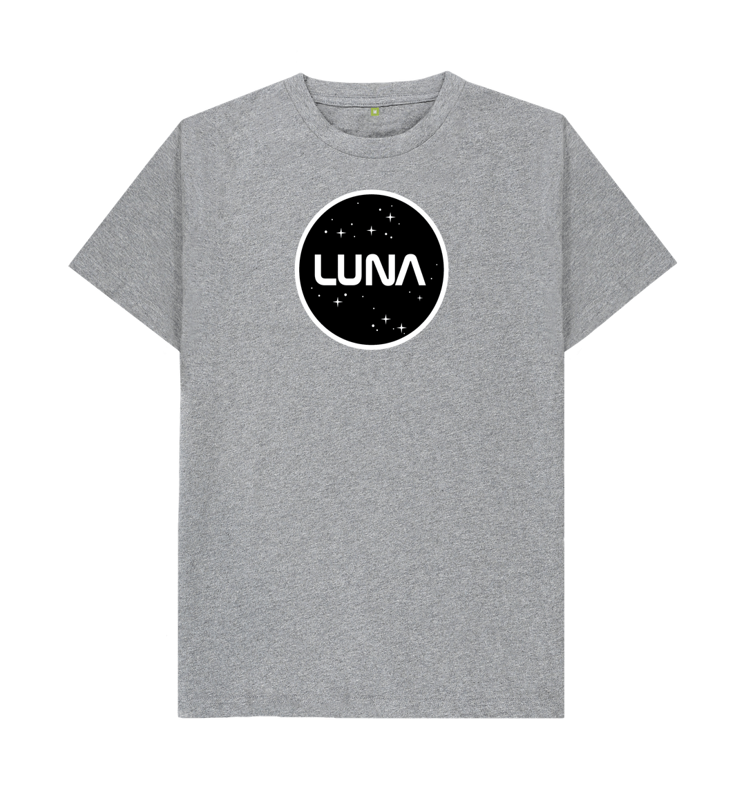 Athletic Grey Round Luna Logo Tee