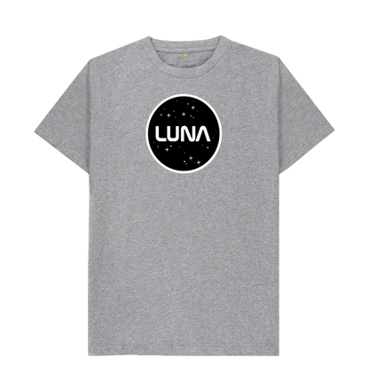 Athletic Grey Round Luna Logo Tee