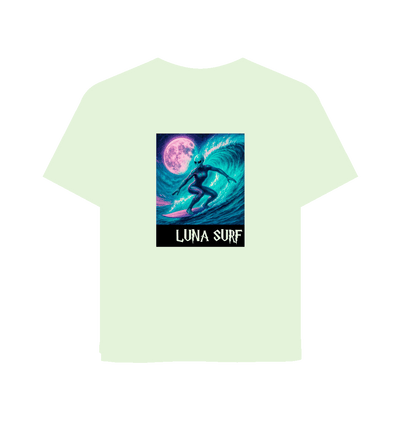 Pastel Green Printed T-shirt Front