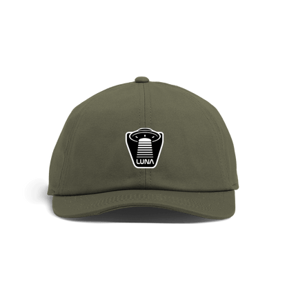 Olive Green Luna BEAMED Baseball Cap