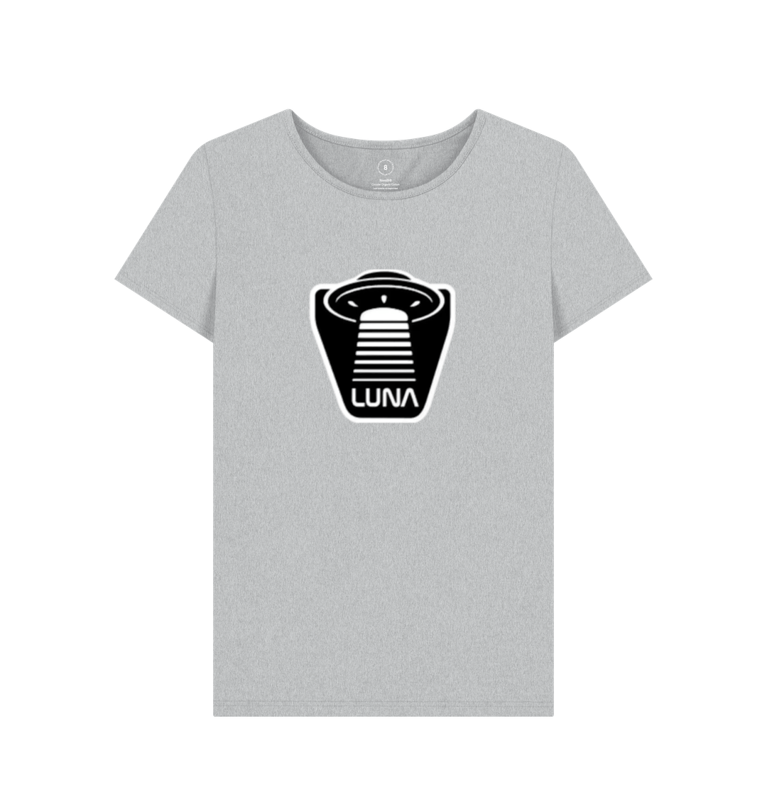 Grey Womens 'UFO BEAMED' REMILL Recycled Tee