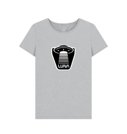 Grey Womens 'UFO BEAMED' REMILL Recycled Tee