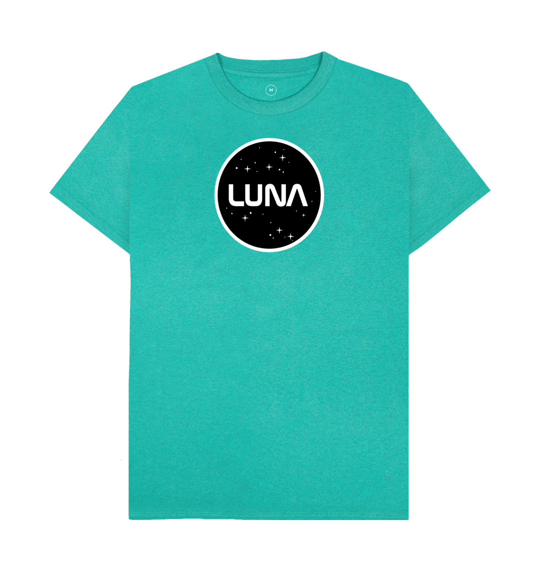 Seagrass Green Mens 'LUNA CONSTELLATION' REMILL Recycled Tee