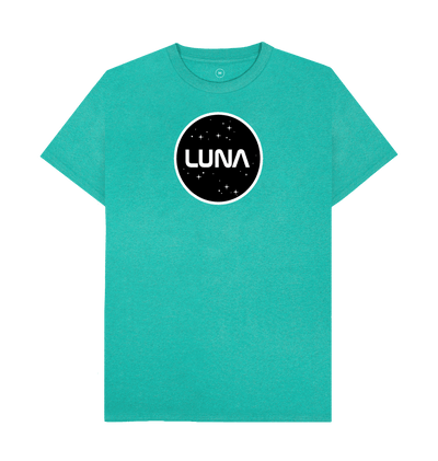 Seagrass Green Mens 'LUNA CONSTELLATION' REMILL Recycled Tee