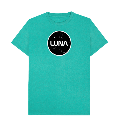 Seagrass Green Mens 'LUNA CONSTELLATION' REMILL Recycled Tee