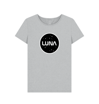 Grey Womens 'LUNA CONSTELLATION' REMILL Recycled Tee