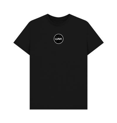 Black Mens 'LUNA CONSTELLATION' Tee | Large Back Print