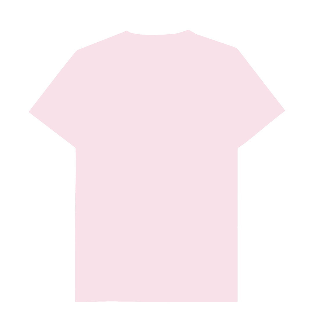 Pink Mens Astro Tee White