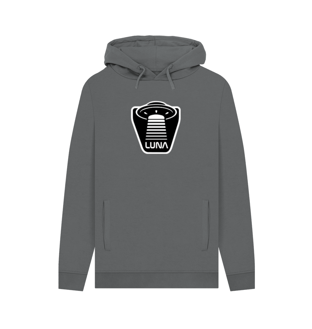 Slate Grey Mens UFO Beam Hoodie