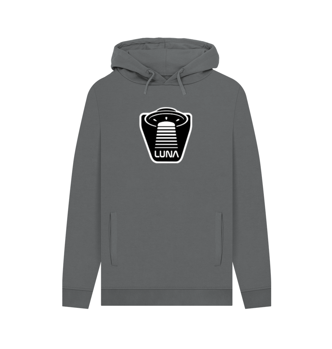 Slate Grey Mens UFO Beam Hoodie