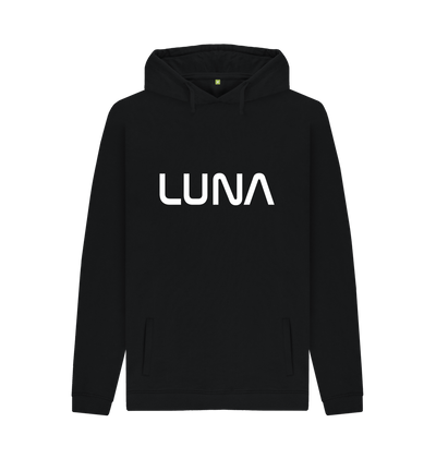 Black Mens Astro Hoodie Dark