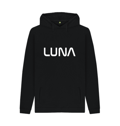 Black Mens Astro Hoodie Dark