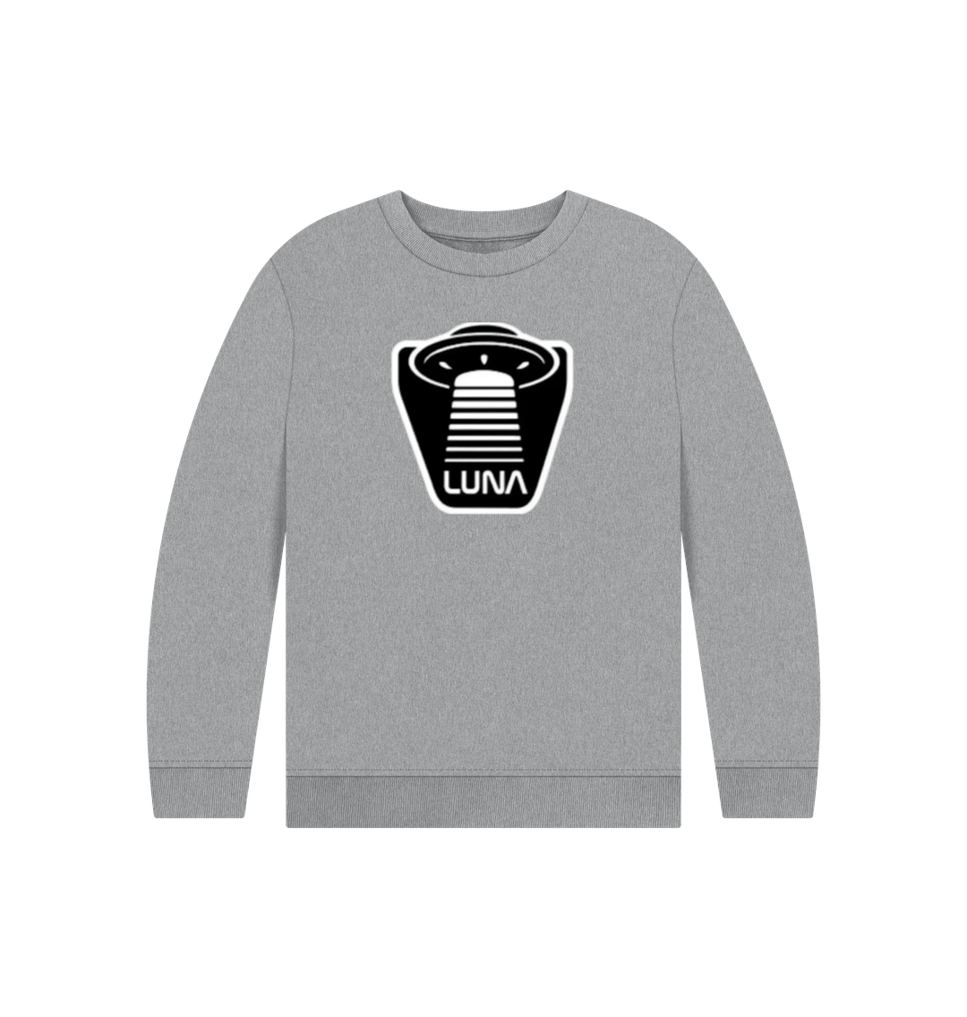 Athletic Grey Kids 'UFO BEAMED' Sweater