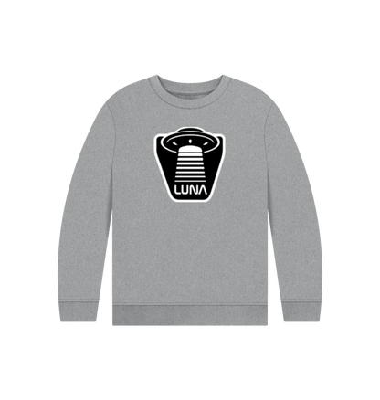 Athletic Grey Kids 'UFO BEAMED' Sweater