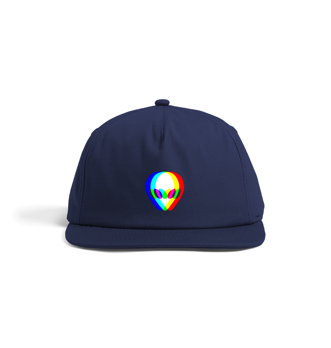 Oxford Navy Luna 5 Panel 3D Alien Cap