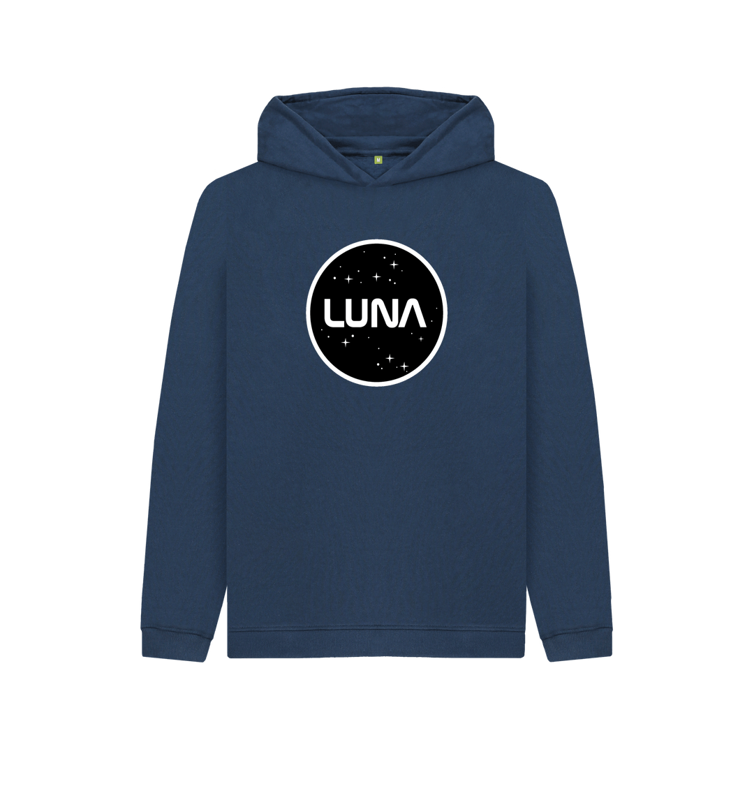 Navy Blue Kids Luna Constellation Hoodie