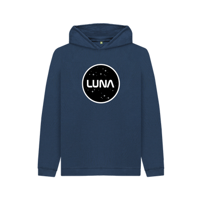 Navy Blue Kids Luna Constellation Hoodie