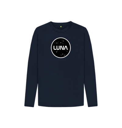 Navy Blue Kids Luna Constellation Long Sleeve Tee