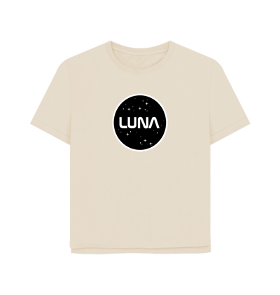 Oat Womens Relaxed Fit Tee 'Luna Constellation'