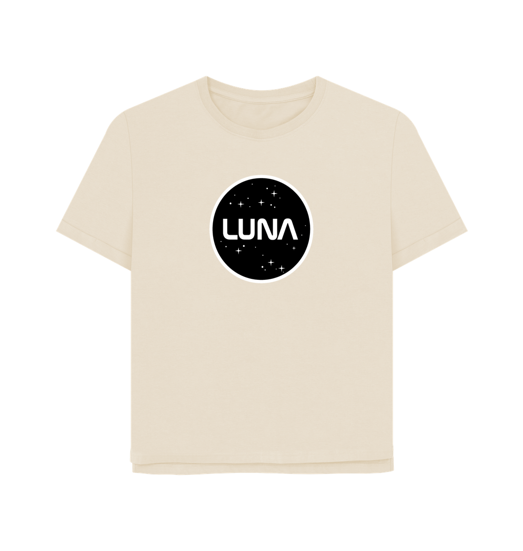 Oat Womens Relaxed Fit Tee 'Luna Constellation'