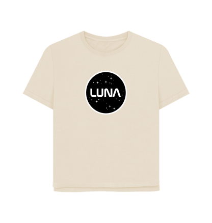 Oat Womens Relaxed Fit Tee 'Luna Constellation'