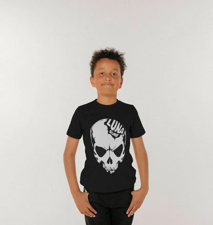 Camiseta de calavera alienígena para niños